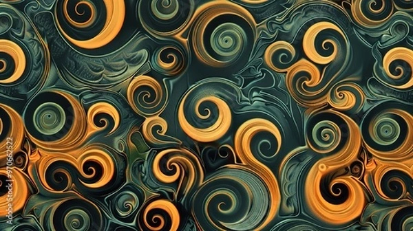 Obraz Spiral pattern wallpaper