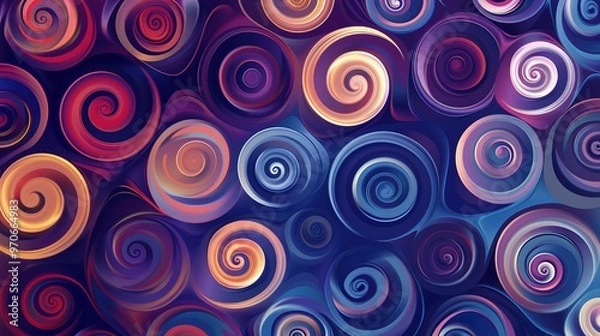 Fototapeta Swirl pattern wallpaper