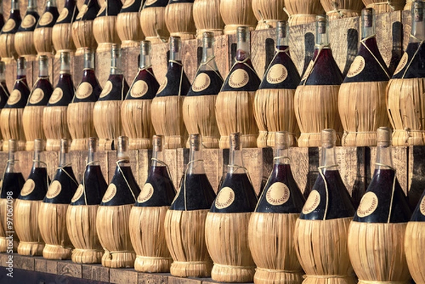 Fototapeta wine bottles