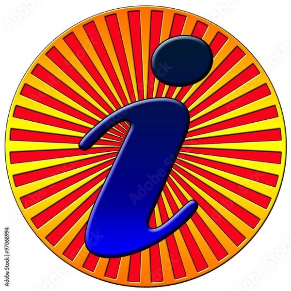 Obraz Information Sign Badge