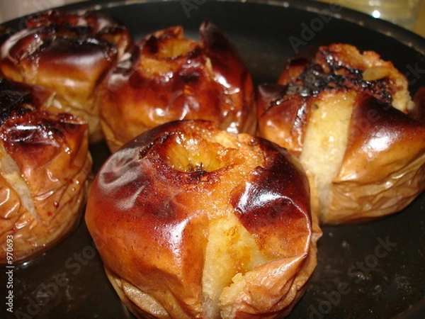 Obraz des pommes cuites