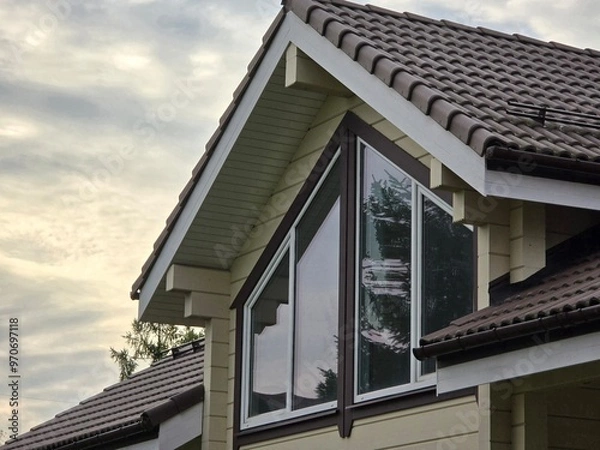 Fototapeta  house with windows