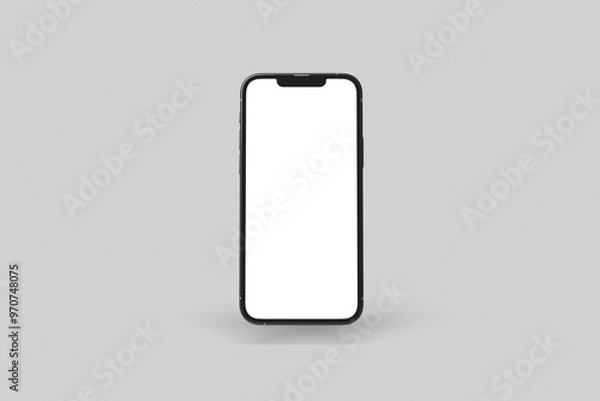 Obraz smartphone Mobile iphone with blank white display Vector