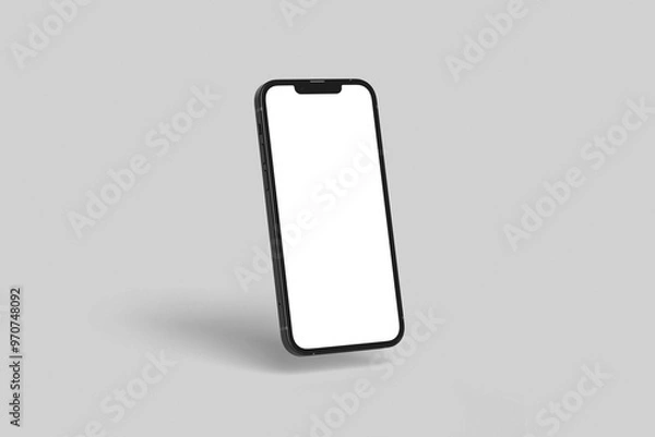 Obraz smartphone Mobile iphone with blank white display Vector