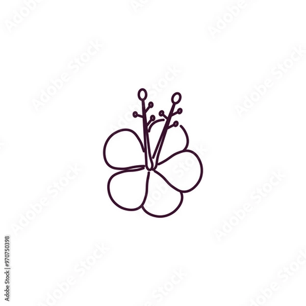 Fototapeta pinnation outline icon. Linear vector from nature concept. Thin line pinnation icon isolated on white background