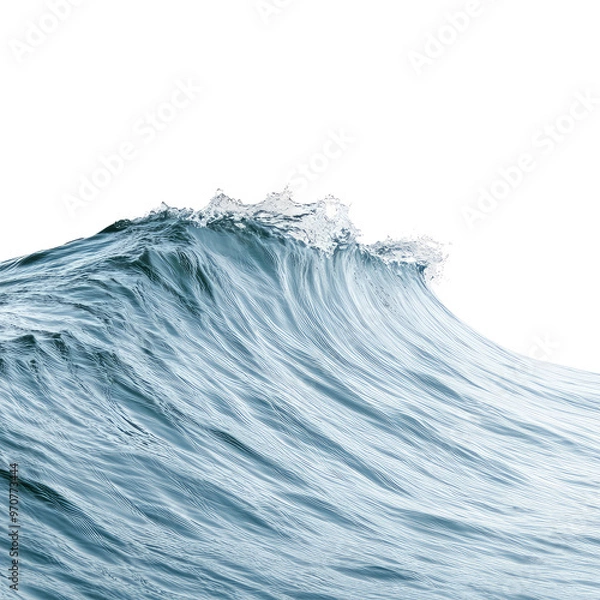 Obraz A large wave crests in the ocean.