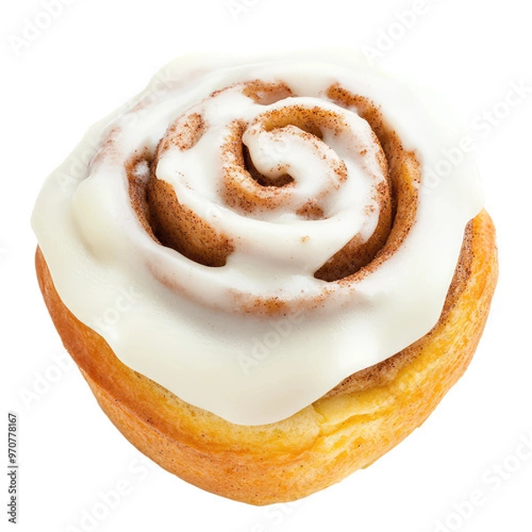 Obraz Freshly baked cinnamon roll
