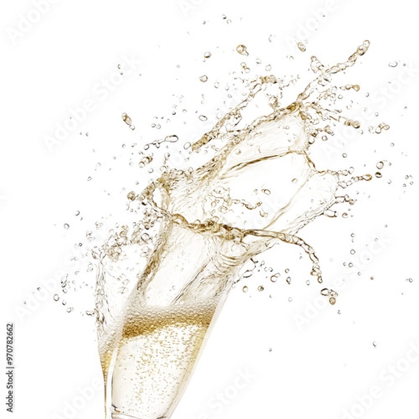 Obraz Champagne explosion in a glass