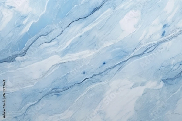 Obraz Processed collage of luxury light sky blue marble texture. Background for banner, backdrop