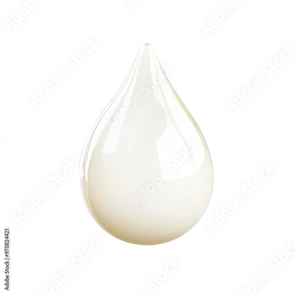 Fototapeta Single drop of milk