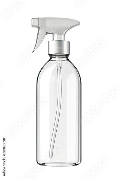 Fototapeta Empty clear spray bottle