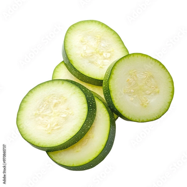 Obraz Fresh zucchini slices