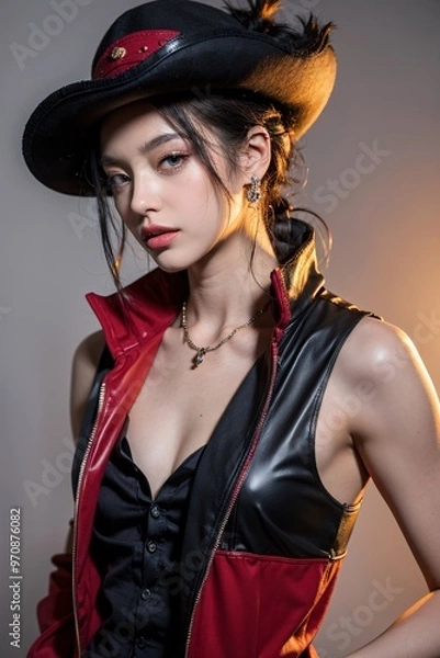 Obraz female model cosplay, cosplay, model,