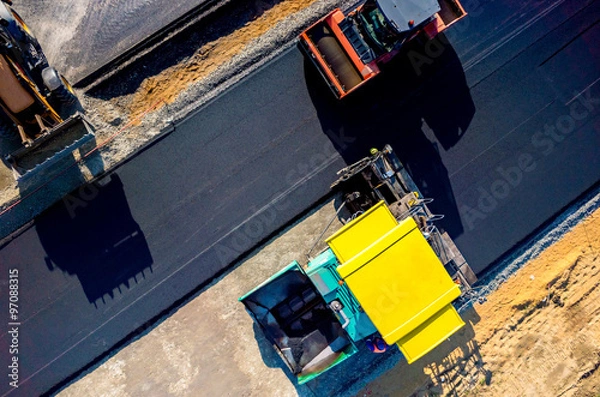 Obraz Budowa nowej drogi