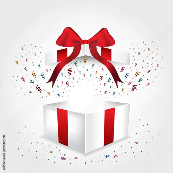 Fototapeta Open gift box