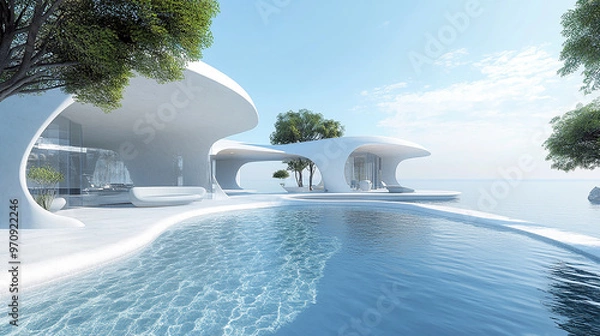 Obraz designing architecture futuristic