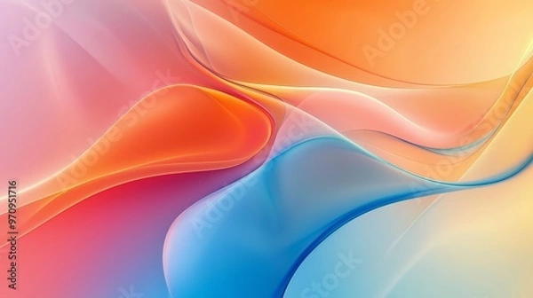 Obraz abstract gradient background. modern, futuristic design, wallpaper, banner, flyer