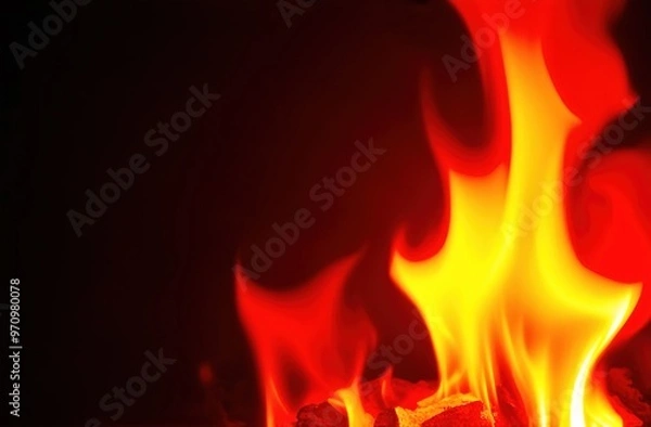 Obraz fire background