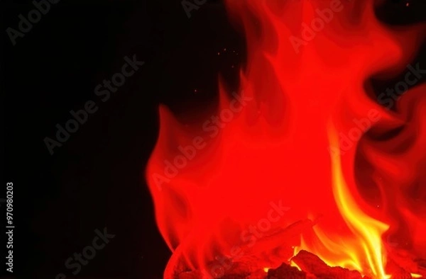 Obraz fire background