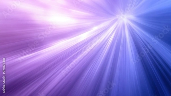 Fototapeta Abstract Radiant Light Beams in Purple and Blue Tones Creating a Dynamic and Energetic Background