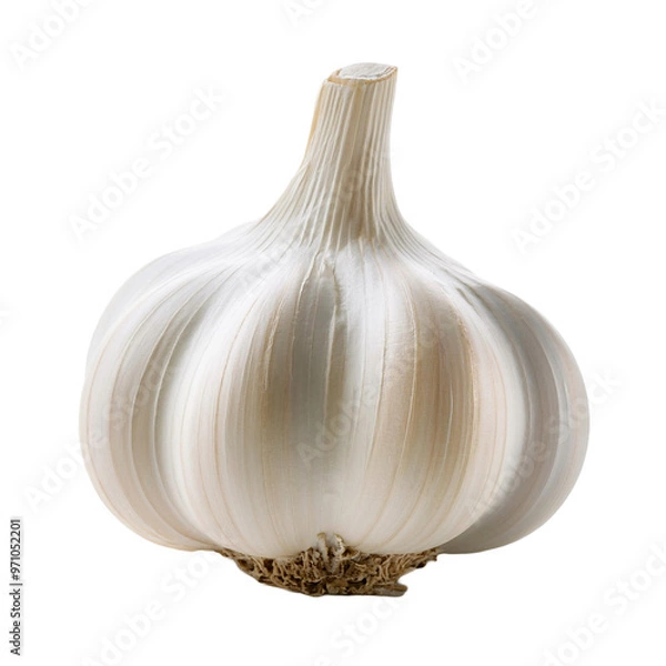 Obraz garlic isolated on white background