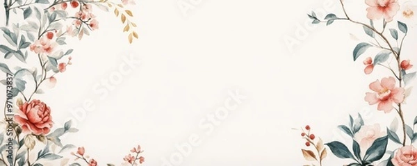 Fototapeta Traditional Chinese restaurant menu template with red and gold motifs and ample blank sections for text, Chinese Restaurant Menu Templates, Cultural and festive