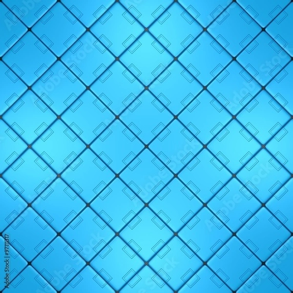 Obraz Blue designed floor