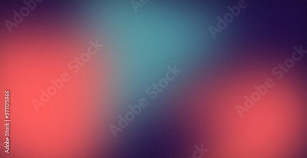 Obraz Dynamic Mesh Gradient Red, Blue, and Yellow Noise.