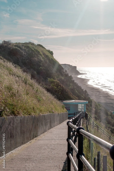 Fototapeta Cliff in Cromer