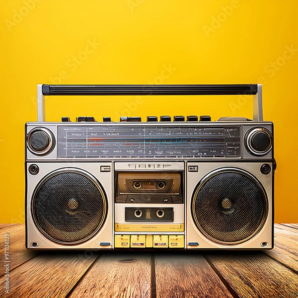 Obraz Old-School-Radio-Retro-Style.jpg