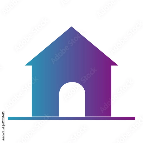 Fototapeta house icon set