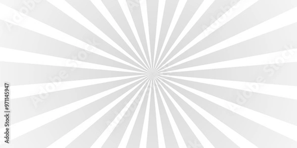 Fototapeta Abstract pop up comic line sun rays background. pop art cartoon style, sunlight, sunburst background. vector illustration pattern beam rays. Spiral radial striped backdrop design.