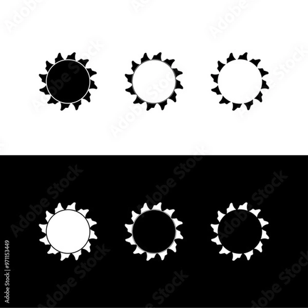 Obraz Unique circle vector logo illustration design