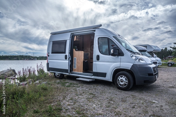 Obraz Urlaub mit Wohnmobil