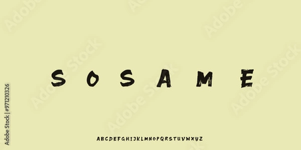 Fototapeta Elegant Serif Typeface with Classic and Minimalist Style for Branding and Editorial Use
