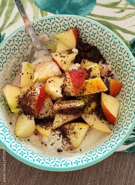 Fototapeta Apple Yogurt