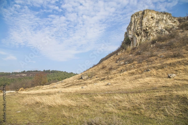Obraz Rocky cliff landscape