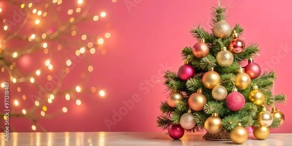 Obraz decorative, wooden, plate, christmas, easter, special holidays, place for text, pine, cone, fir, branch, white background, color image, horizontal, box