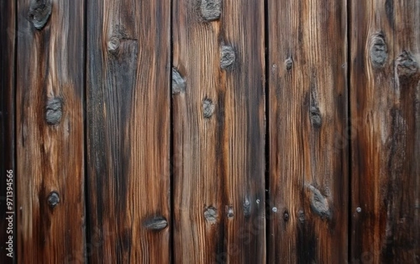 Fototapeta Wood texture wallpaper and background boards log wood slab
