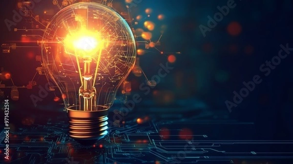 Obraz Igniting Innovation. Harnessing Coding Power for Business Progress