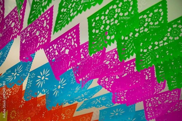 Obraz papel picado mexicano