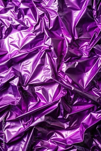 Fototapeta Shiny Foil Texture Background Image Ideal for Enhancing Luxury Designs and Metallic Backgrounds