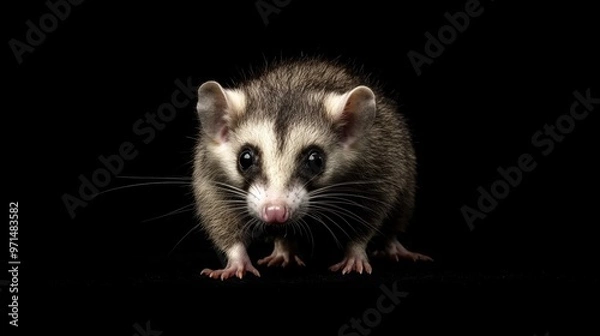 Fototapeta Close-up Portrait of a  Opossum