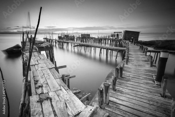 Obraz A peaceful ancient pier
