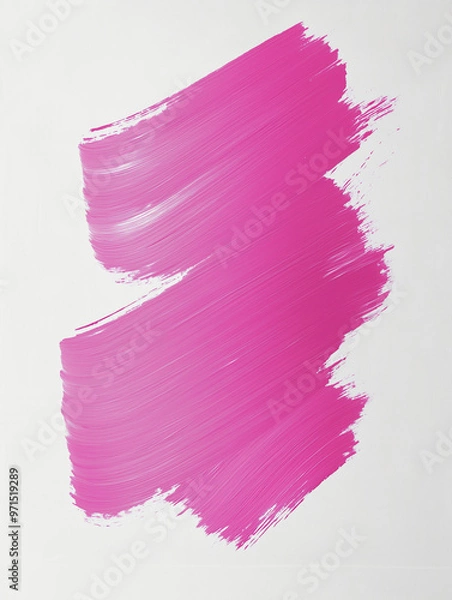 Obraz watercolor brush strokes in the color pink