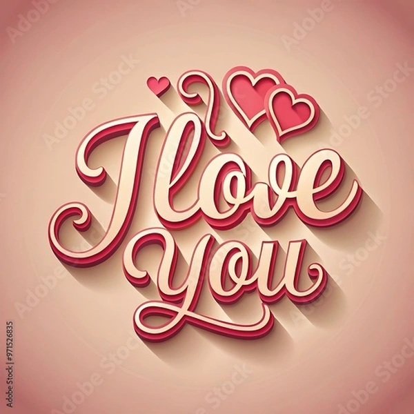 Obraz Vintage style for love lettering concept