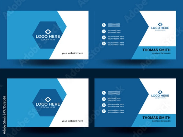 Obraz Creative and modern business card template.