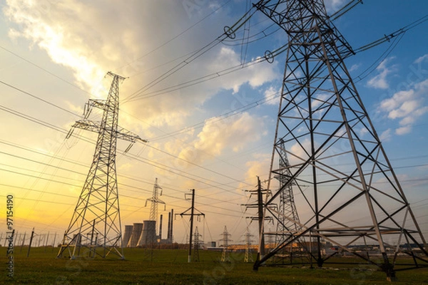 Obraz Heat electro-power station