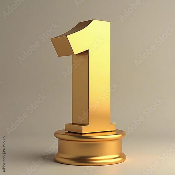 Fototapeta 3d number 1