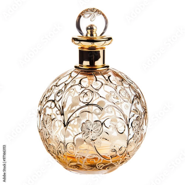 Obraz Ornate glass perfume bottle